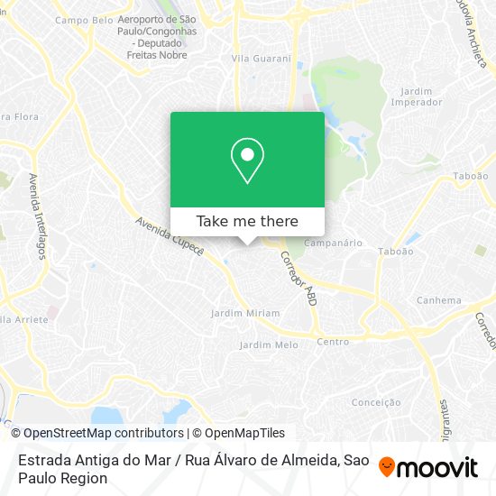Estrada Antiga do Mar / Rua Álvaro de Almeida map