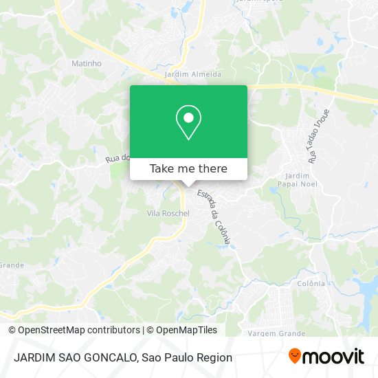 JARDIM SAO GONCALO map