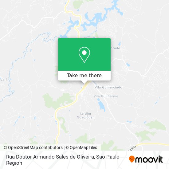 Mapa Rua Doutor Armando Sales de Oliveira