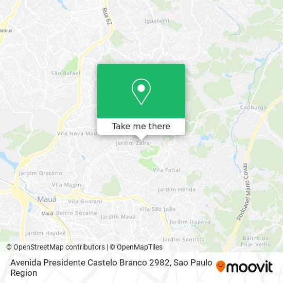 Avenida Presidente Castelo Branco 2982 map