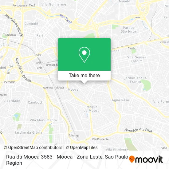 Rua da Mooca 3583 - Mooca - Zona Leste map