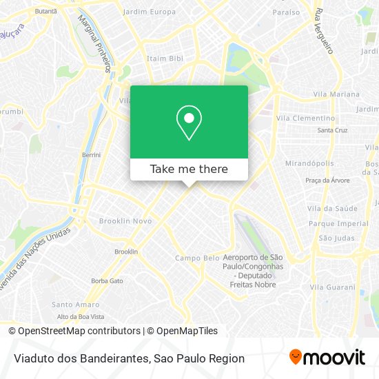 Viaduto dos Bandeirantes map