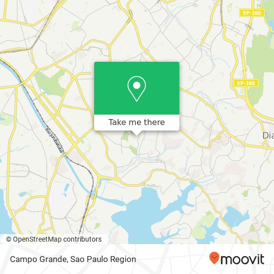 Campo Grande map