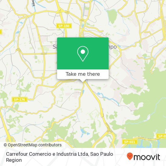 Carrefour Comercio e Industria Ltda map