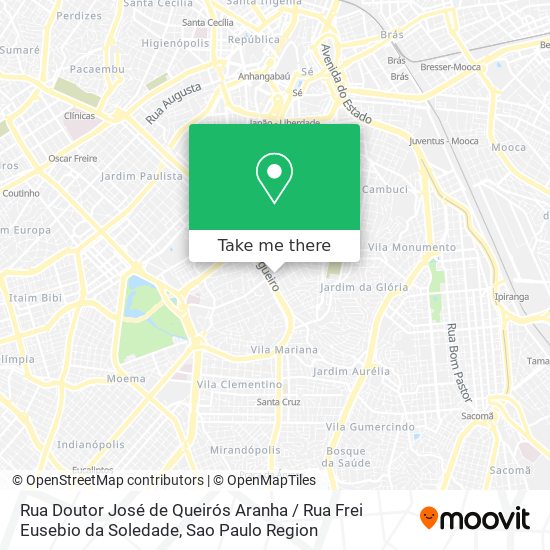 Rua Doutor José de Queirós Aranha / Rua Frei Eusebio da Soledade map