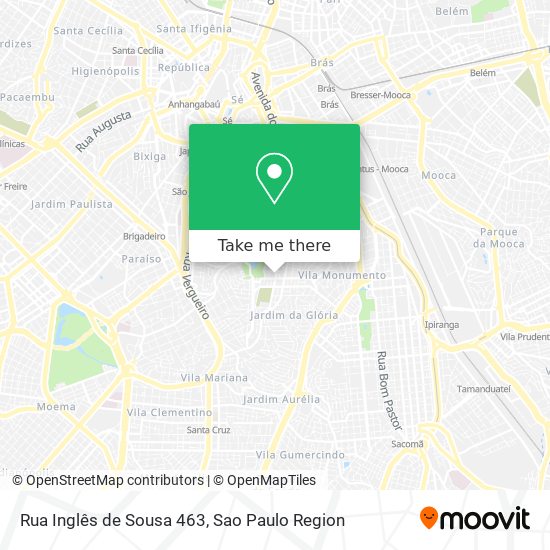 Mapa Rua Inglês de Sousa 463