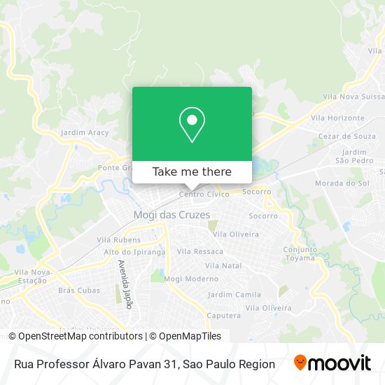 Rua Professor Álvaro Pavan 31 map