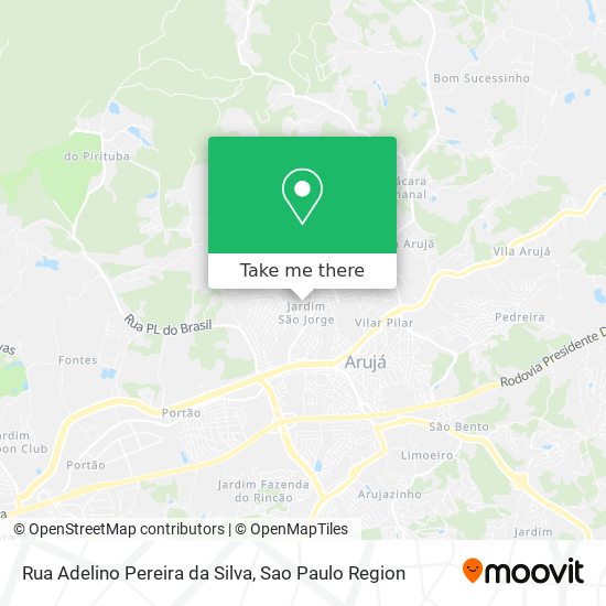 Rua Adelino Pereira da Silva map