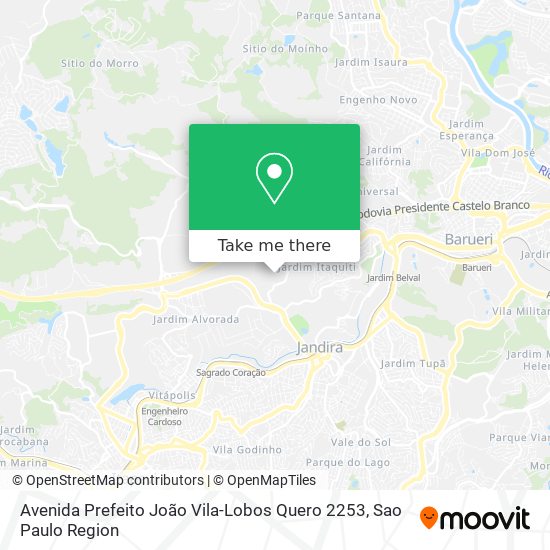 Avenida Prefeito João Vila-Lobos Quero 2253 map