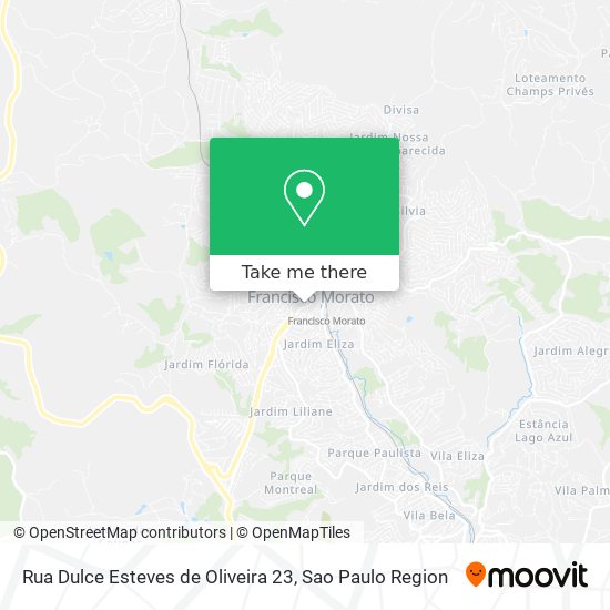 Rua Dulce Esteves de Oliveira 23 map