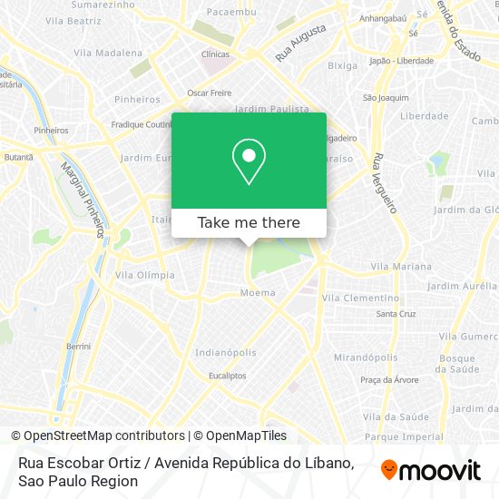 Rua Escobar Ortiz / Avenida República do Líbano map
