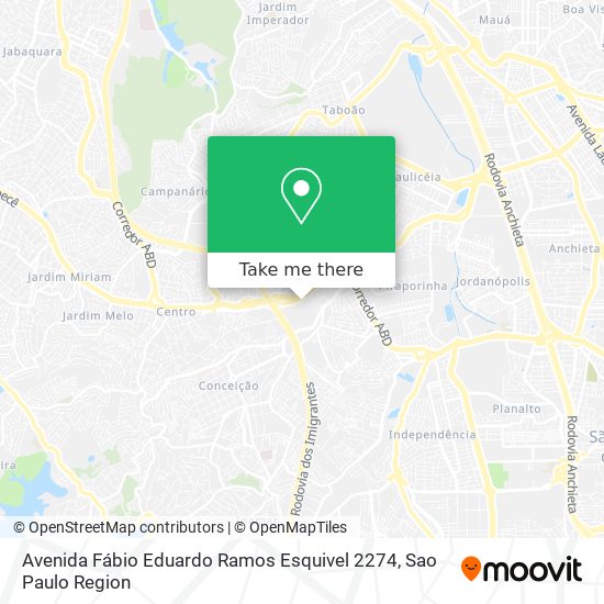Avenida Fábio Eduardo Ramos Esquivel 2274 map