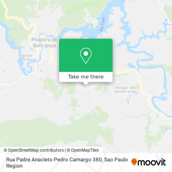 Mapa Rua Padre Anacleto Pedro Camargo 380