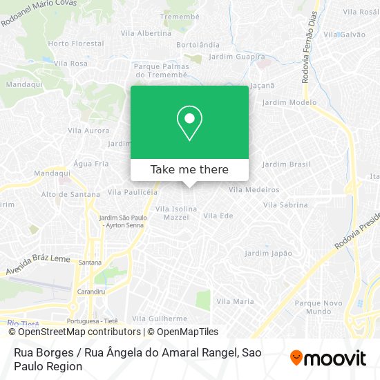 Rua Borges / Rua Ângela do Amaral Rangel map