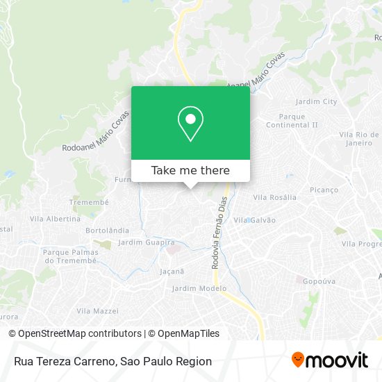 Rua Tereza Carreno map