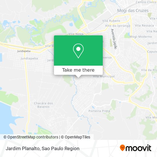 Jardim Planalto map