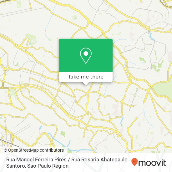 Rua Manoel Ferreira Pires / Rua Rosária Abatepaulo Santoro map