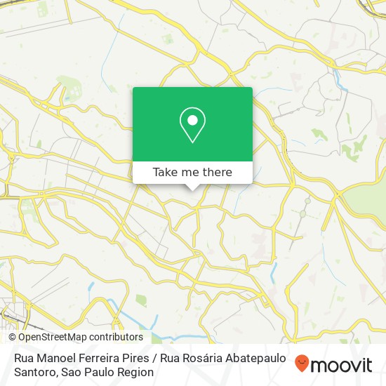 Mapa Rua Manoel Ferreira Pires / Rua Rosária Abatepaulo Santoro