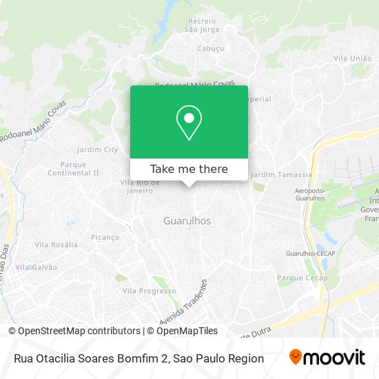 Rua Otacilia Soares Bomfim 2 map