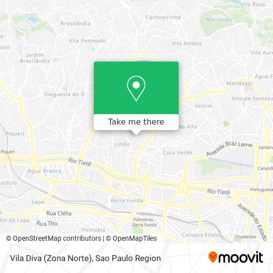 Vila Diva (Zona Norte) map