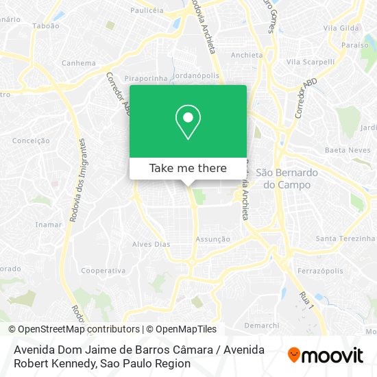 Mapa Avenida Dom Jaime de Barros Câmara / Avenida Robert Kennedy