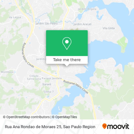 Rua Ana Rondao de Moraes 25 map