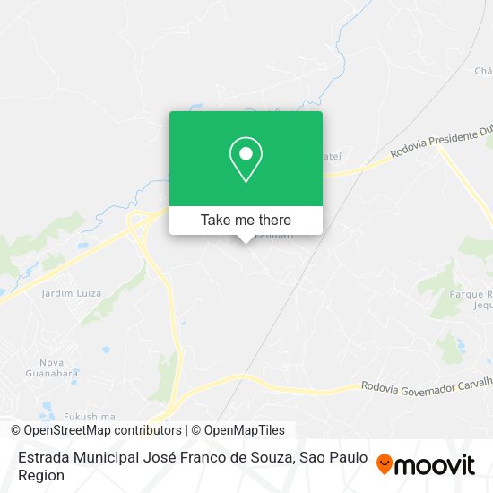 Estrada Municipal José Franco de Souza map