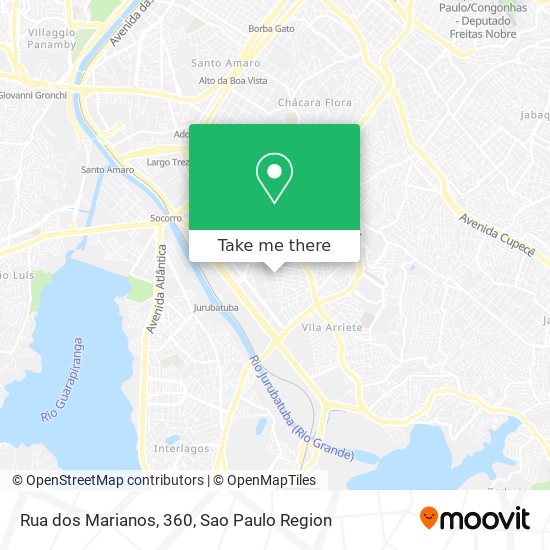 Mapa Rua dos Marianos, 360