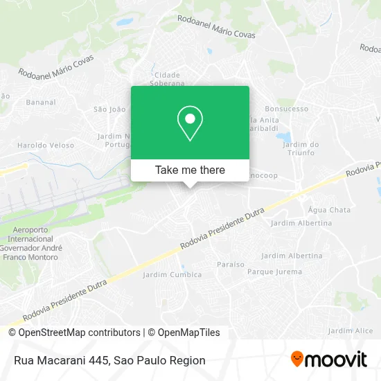 Rua Macarani 445 map