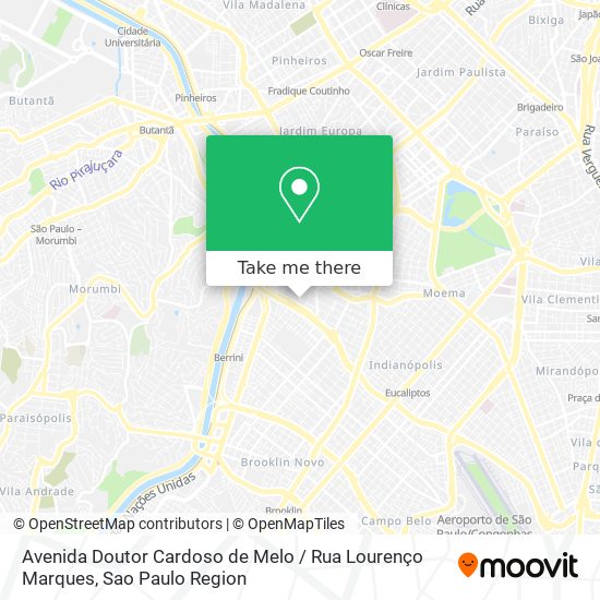 Avenida Doutor Cardoso de Melo / Rua Lourenço Marques map