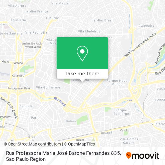 Rua Professora Maria José Barone Fernandes 835 map