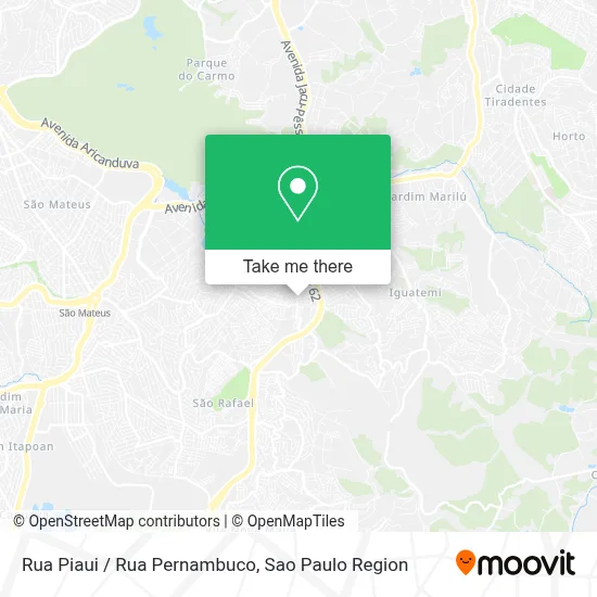 Rua Piaui / Rua Pernambuco map