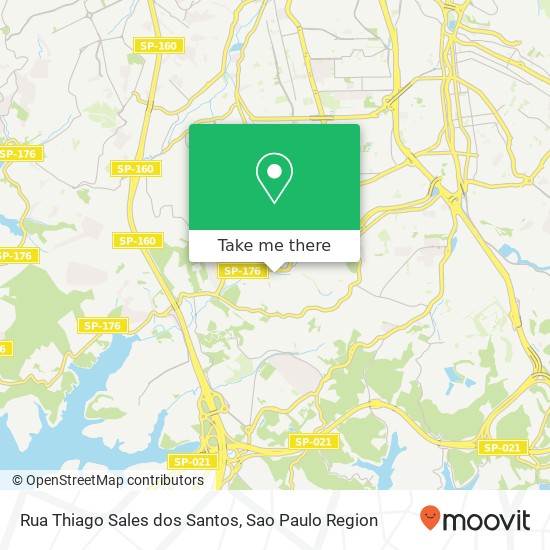 Mapa Rua Thiago Sales dos Santos