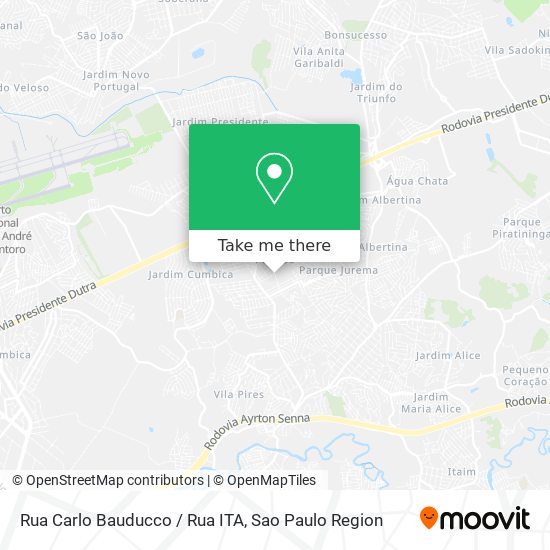 Rua Carlo Bauducco / Rua ITA map