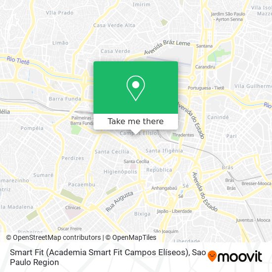 Smart Fit (Academia Smart Fit Campos Elíseos) map