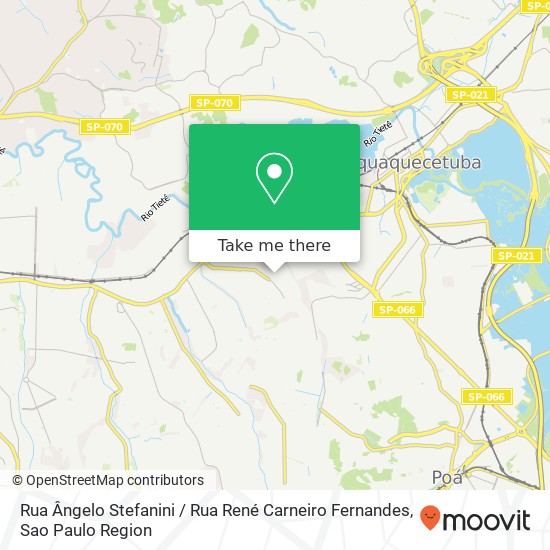 Mapa Rua Ângelo Stefanini / Rua René Carneiro Fernandes