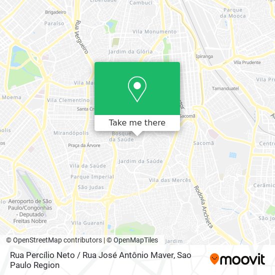 Rua Percílio Neto / Rua José Antônio Maver map