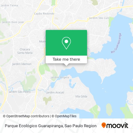 Parque Ecológico Guarapiranga map