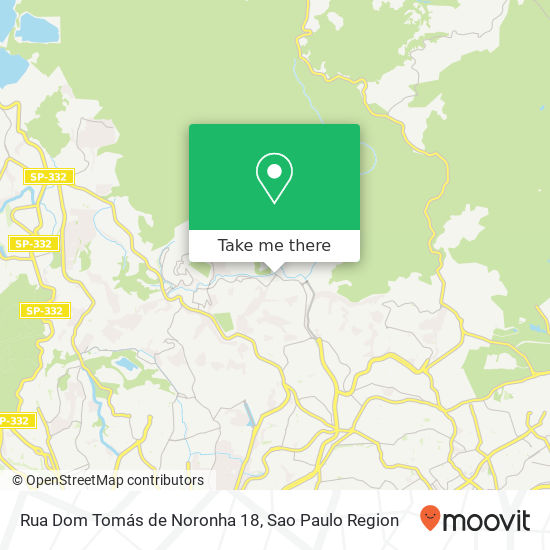 Mapa Rua Dom Tomás de Noronha 18