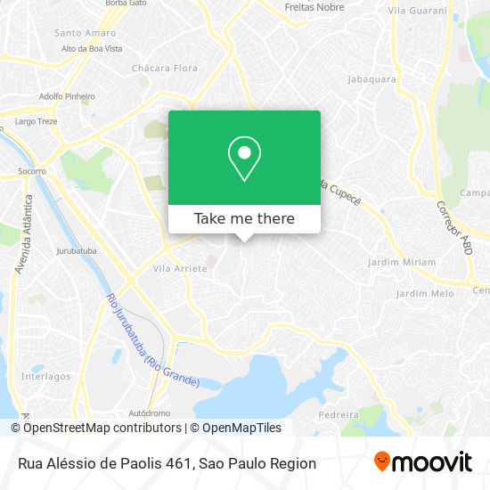 Rua Aléssio de Paolis 461 map