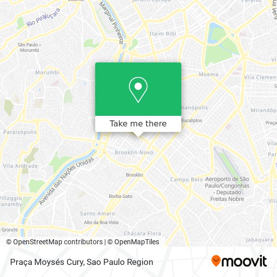 Praça Moysés Cury map