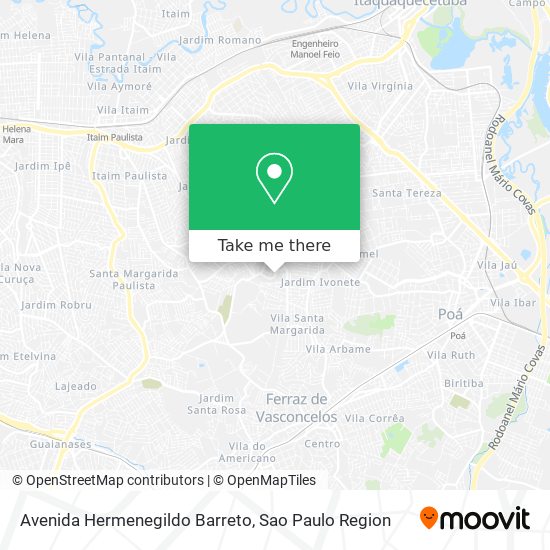 Avenida Hermenegildo Barreto map