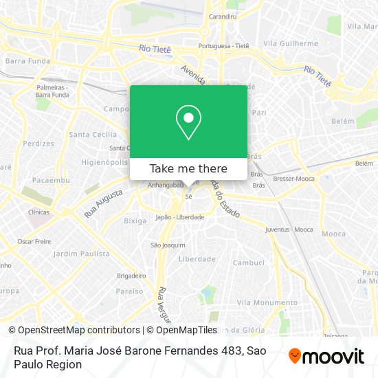 Rua Prof. Maria José Barone Fernandes 483 map