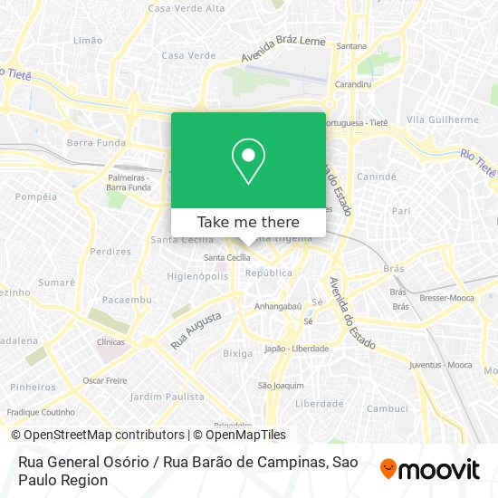 Rua General Osório / Rua Barão de Campinas map