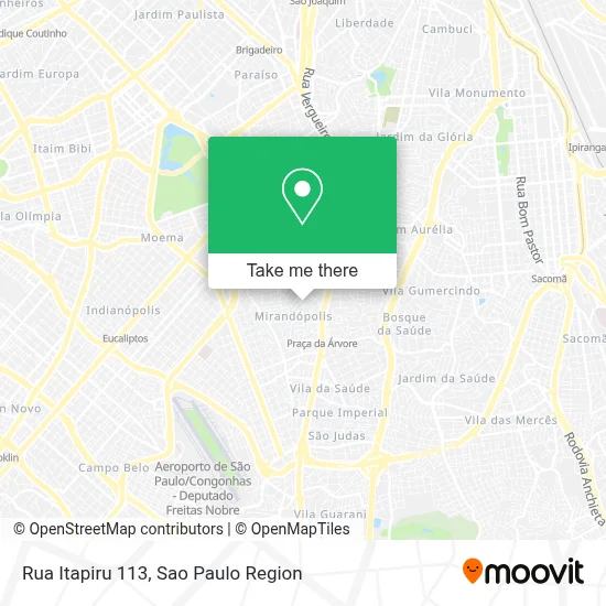 Rua Itapiru 113 map
