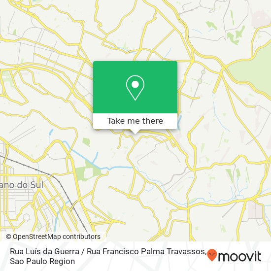 Mapa Rua Luís da Guerra / Rua Francisco Palma Travassos