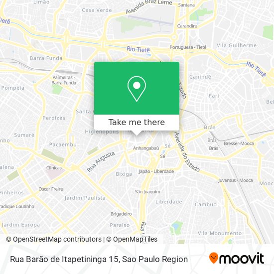 Rua Barão de Itapetininga 15 map