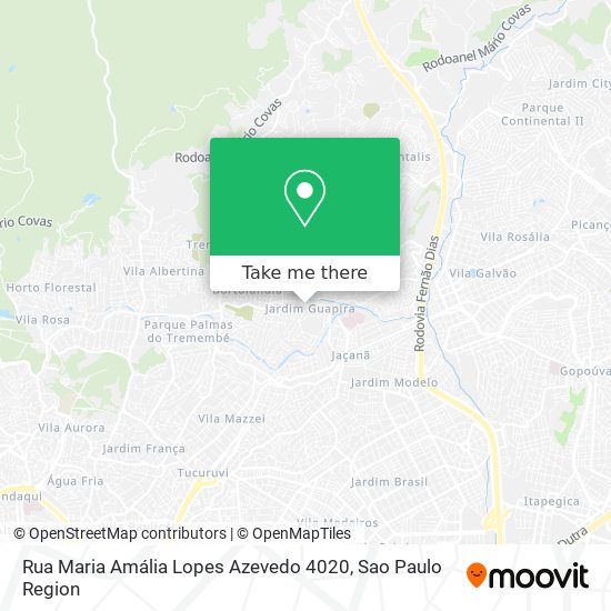 Rua Maria Amália Lopes Azevedo 4020 map