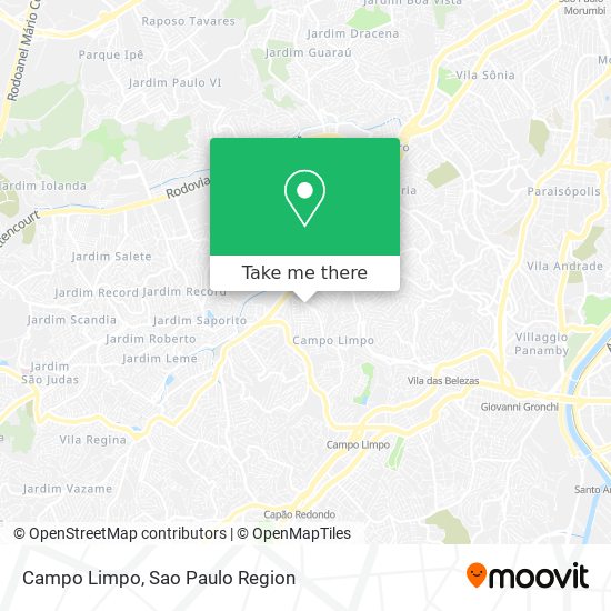Campo Limpo map