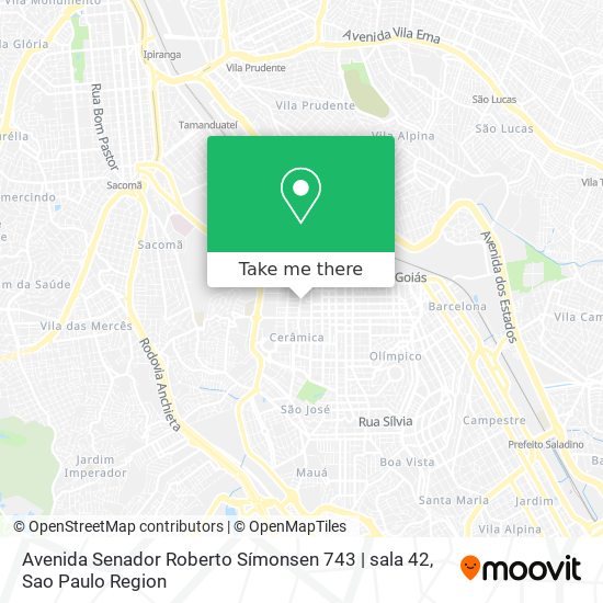 Avenida Senador Roberto Símonsen 743 | sala 42 map